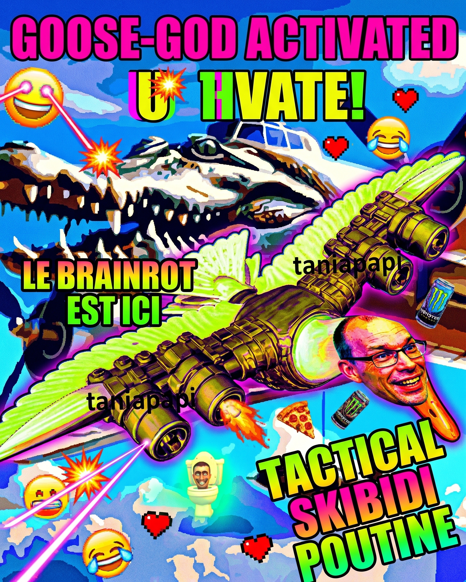 Montage « Tactical Skibidi Poutine »