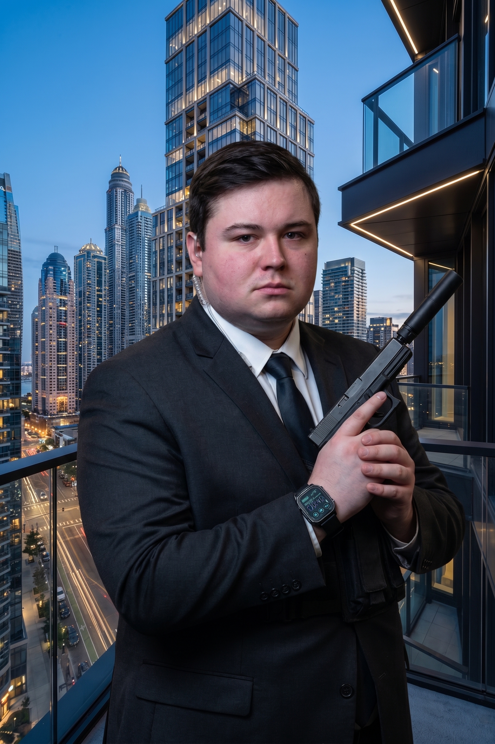 Photo d'identité de l'agent J.